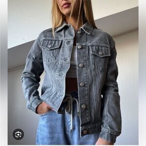 Helmut Lang Women's Gray Denim Jacket, S